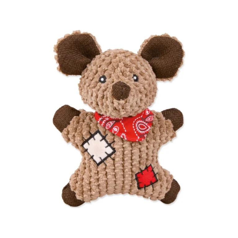 Trixie pelė šunims su cypsiuku, pliušas/džiutas, 19 cm