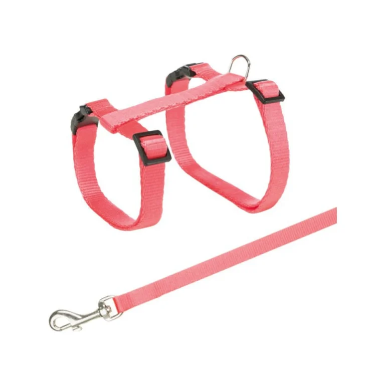 Trixie petnešos katėms su pavadėliu, 27–45 cm / 10 mm, 1,20 m