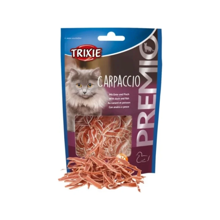 Trixie Premio Carpaccio skanėstai katėms su antiena ir žuvimi, 20 g