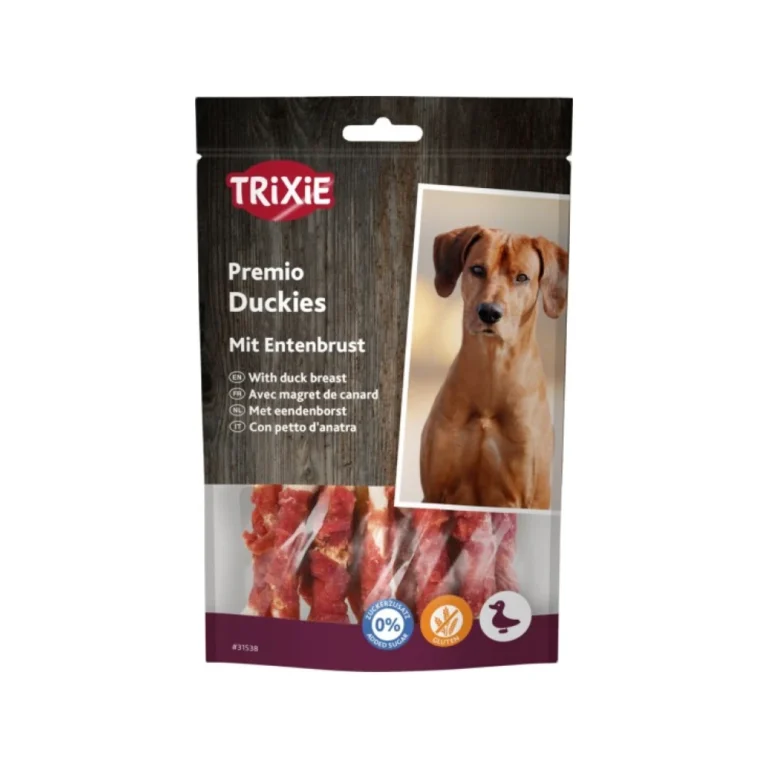 Trixie Premio Duckies skanėstai šunims su ančių krūtinėle, 100 g