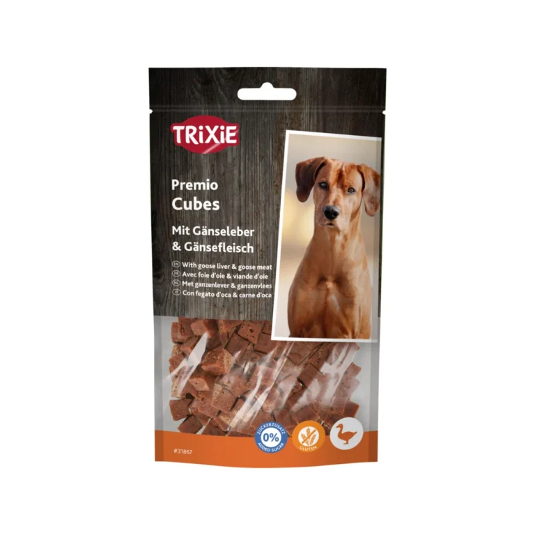 Trixie Premio kubeliai su žąsies kepenimis ir žąsiena, 100 g