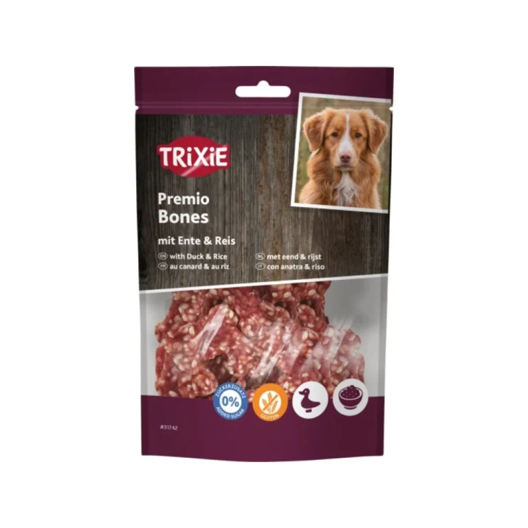 Trixie Premio Rice Duck Bones ryžių ir antienos kauliukai, 80 g