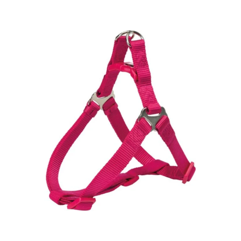 Trixie Premium One Touch petnešos šunims, S, 40–50 cm / 15 mm, fuksijos spalvos