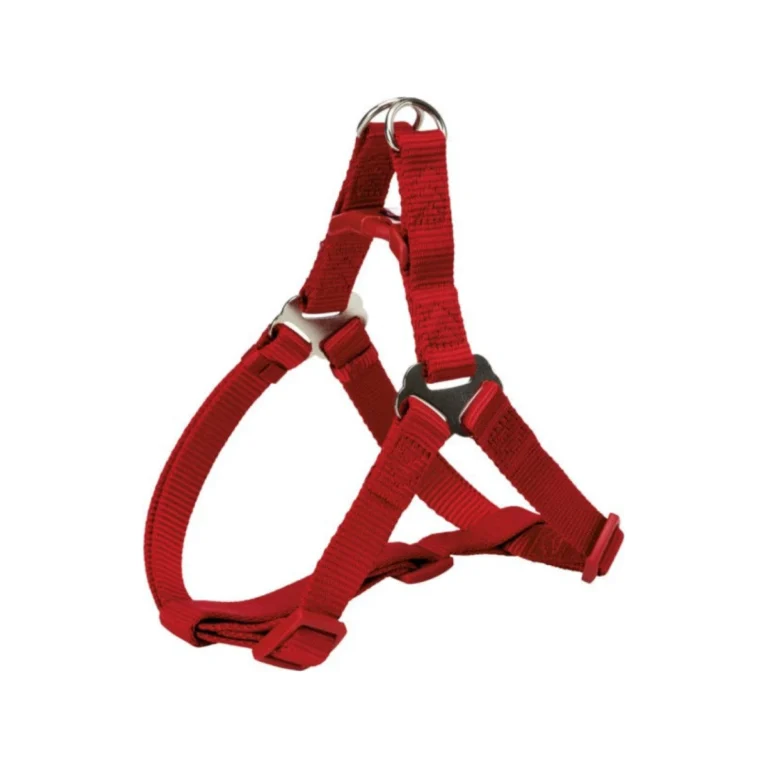 Trixie Premium One Touch petnešos šunims, XL, 80–100 cm / 25 mm, raudonos