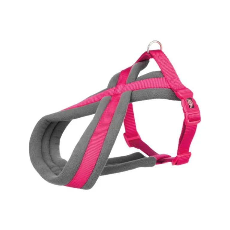 Trixie Premium touring petnešos šunims, S–M, 40–70 cm / 20 mm, fuksijos spalvos