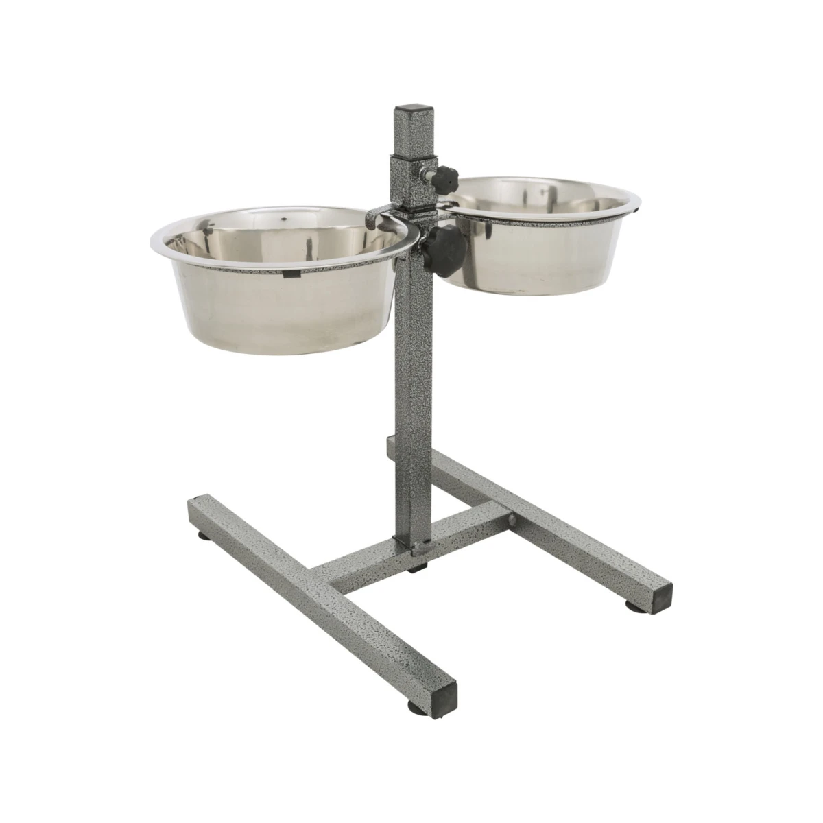 Trixie stovas su dubenėliais Dog Bar, reguliuojamo aukščio, nerūdijantis plienas/metalas, 2 × 1,8 l, ø 21 cm