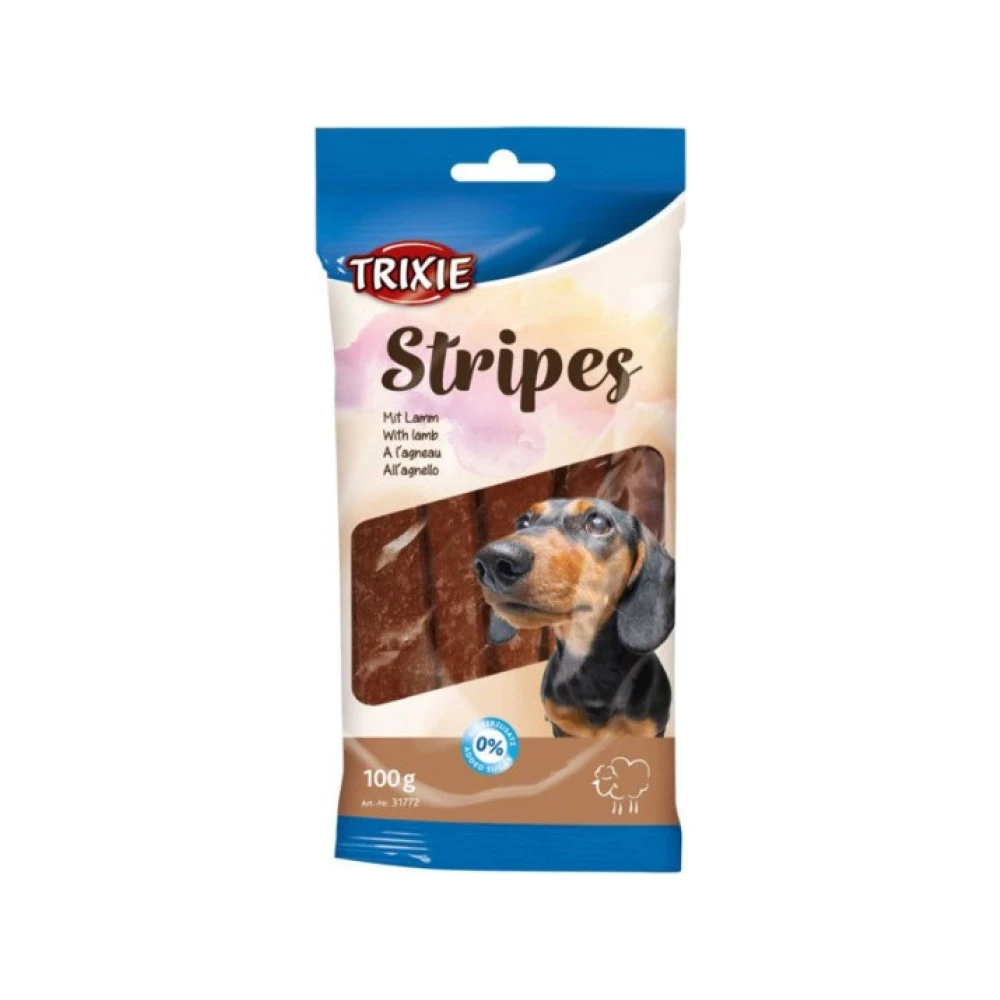 Trixie Stripes skanėstai šunims su ėriena, 10 vnt., 100 g