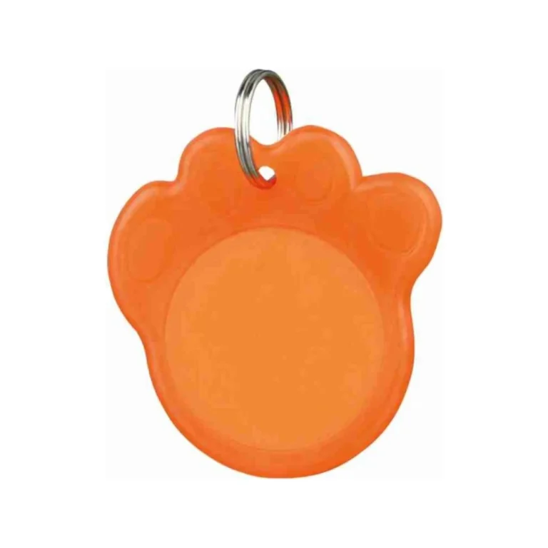 Trixie šviesą atspindintis adresinis pakabukas, 3,5 cm, oranžinis