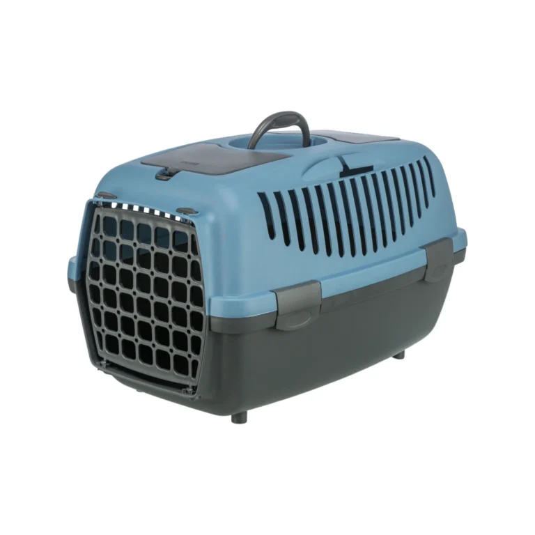 Trixie transportavimo boksas Capri 2, XS–S, 37 × 34 × 55 cm, tamsiai pilkas/šviesiai žydras