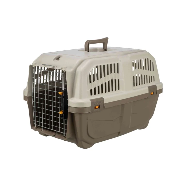 Trixie transportavimo boksas Skudo 3, S, 40 × 39 × 60 cm, smėlio/pilkai rudas