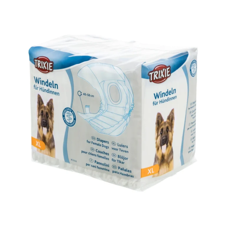 Trixie vienkartinės sauskelnės kalėms, XL, 40–58 cm, 12 vnt.