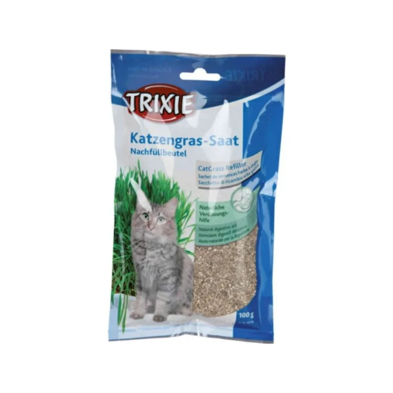 Trixie žolė katėms maišelyje (miežiai), apie 100 g