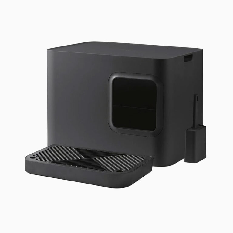 uždaras kačių tualetas Dome Plus juodas