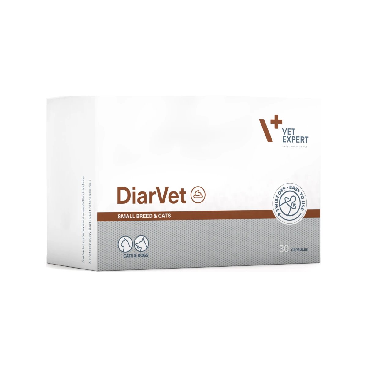 VetExpert Diarvet Small Breed AND Cats, 30 kaps.